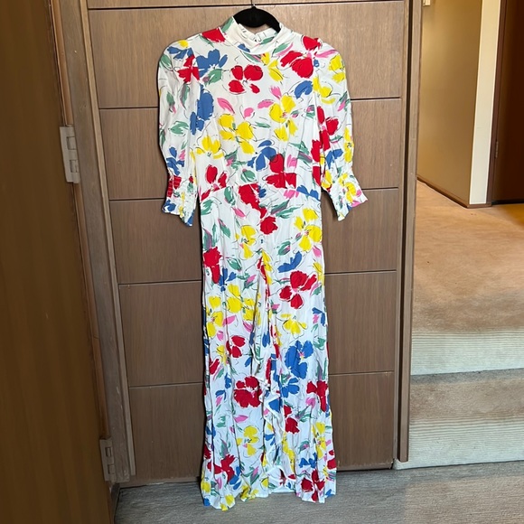 RIXO Dresses Rixo X Target White Floral Maxi Dress Poshmark